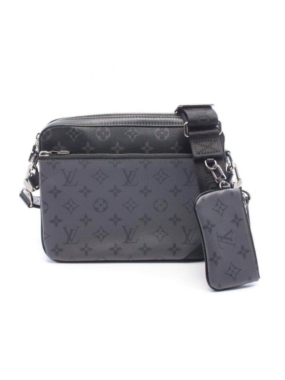 Louis Vuitton Shoulder Bag Trio Messenger Leather